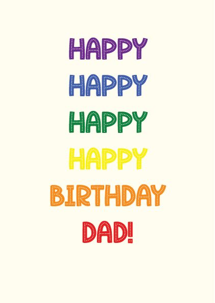 Happy Birthday Dad
