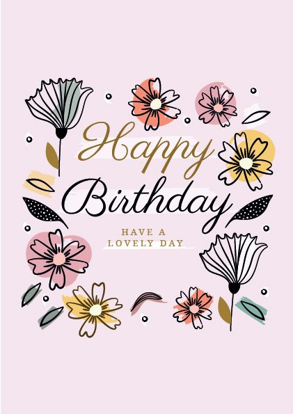 Happy Birthday Flowers